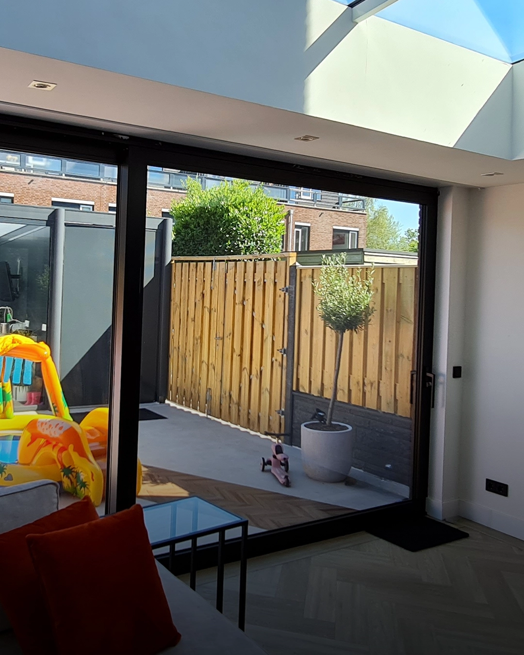 Den Haag Woning aluminium hefschuifpuien