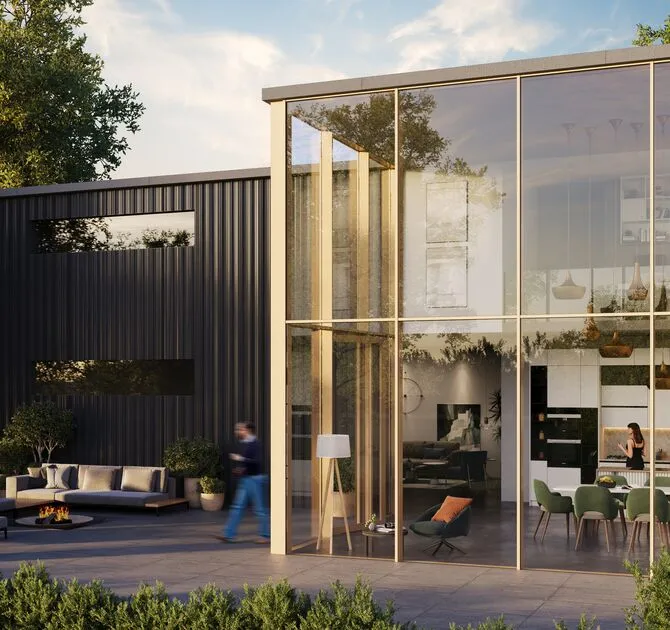 Reynaers aluminium vliesgevels SlimWall 35