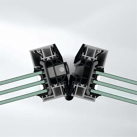 Schuco aluminium vouwdeuren, harmonicadeuren AS FD 90.HI