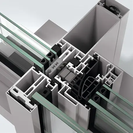 Schuco aluminium vliesgevels FWS 50.SI
