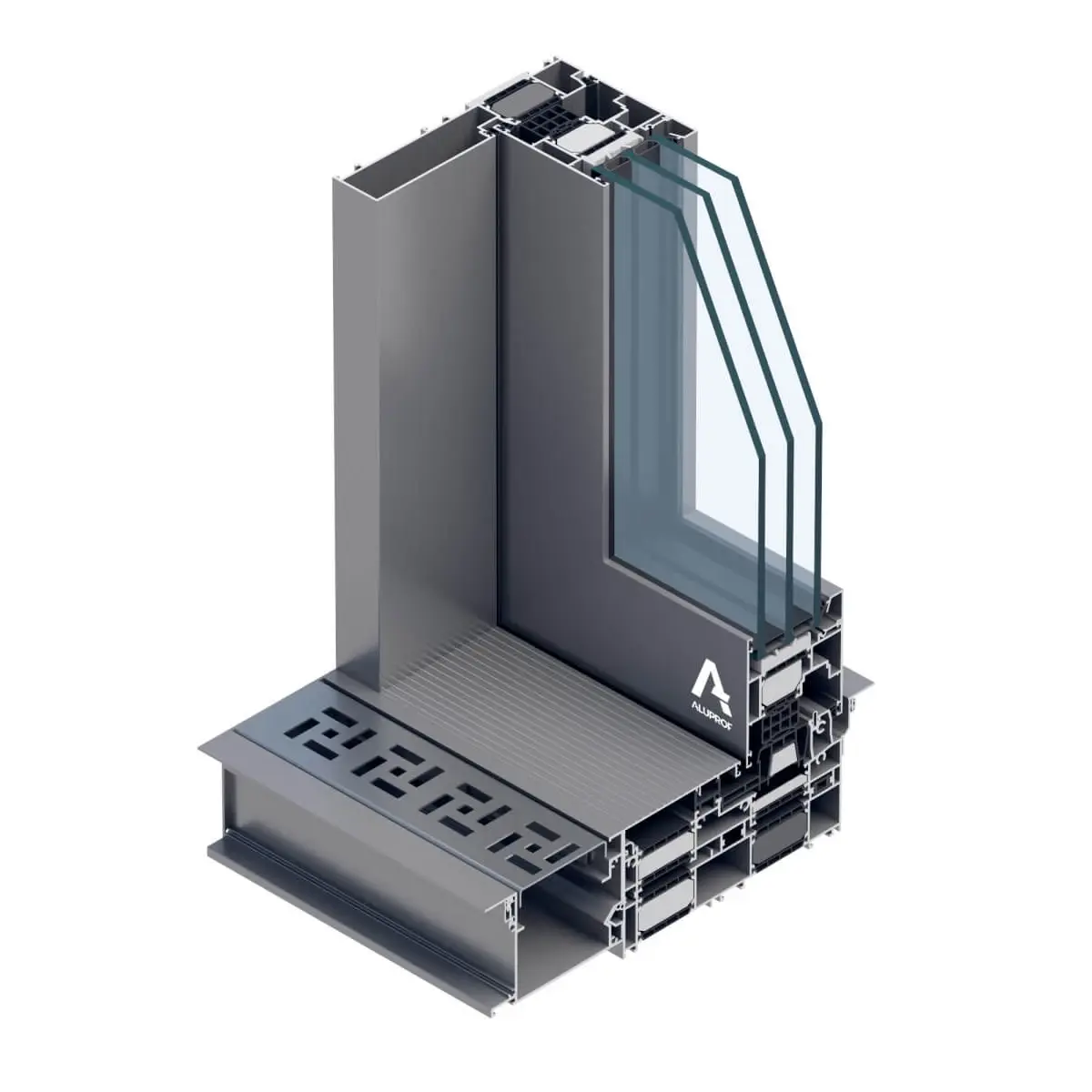Aluprof aluminium schuidpui, MB-82HS