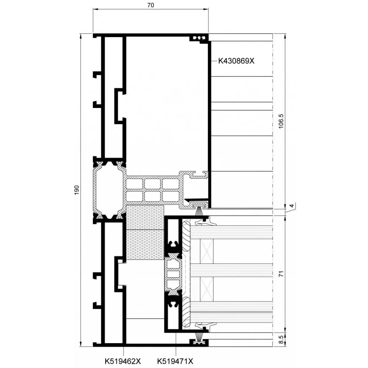 Aluprof aluminium schuifdeur MB-SKYLINE