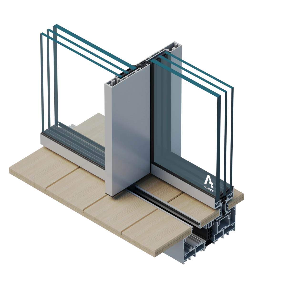 Aluprof aluminium schuifpui MB-SKYLINE TYPE S
