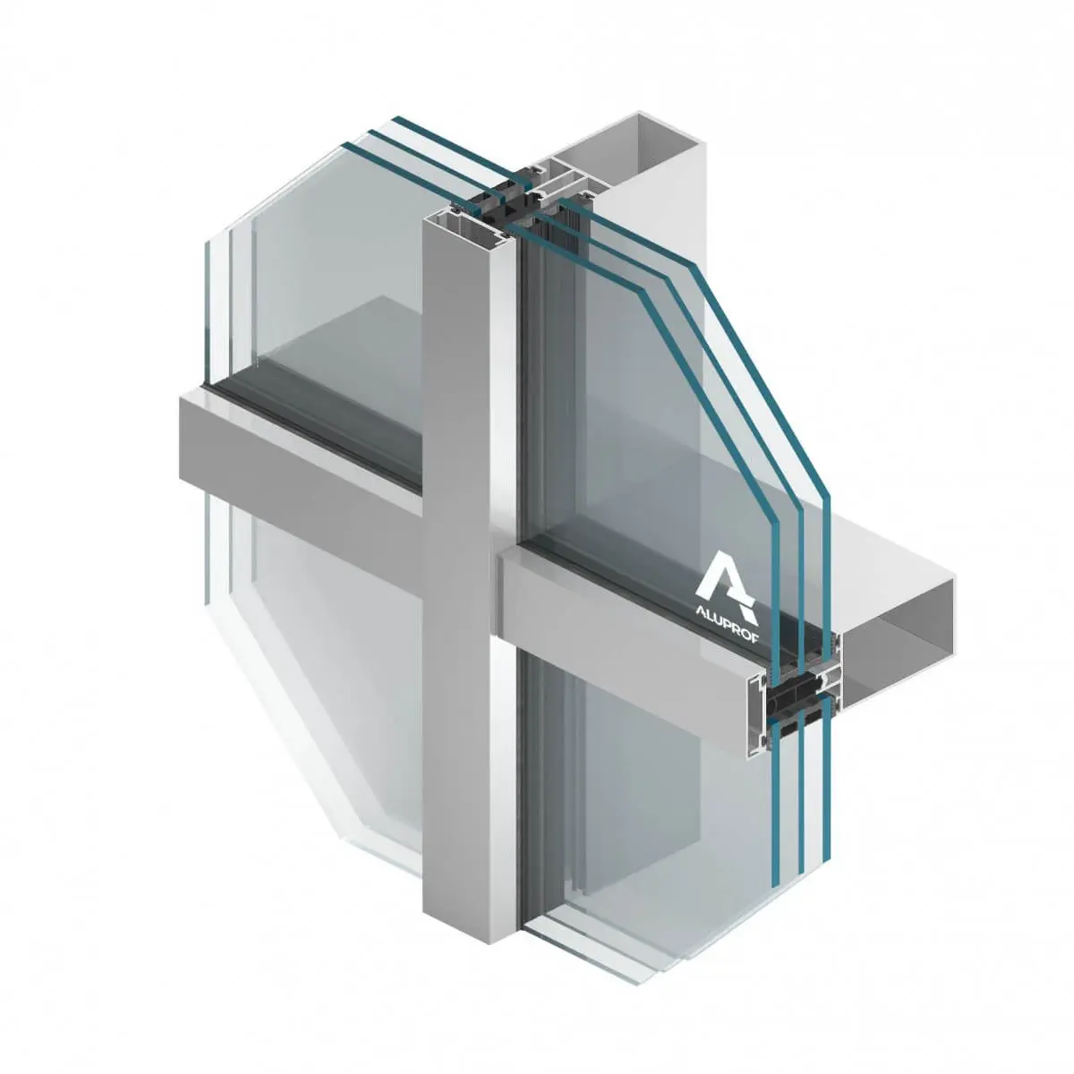 Aluprof aluminium vliesgevels MB-SR50N