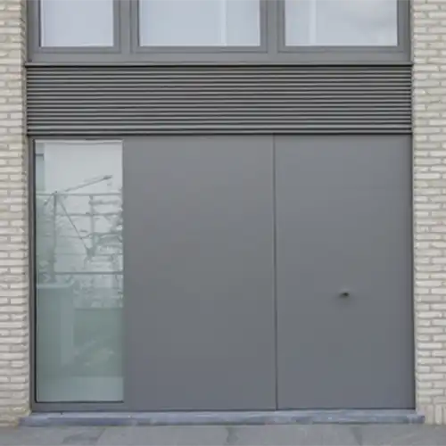 Aliplast aluminium deuren vleugeloverdekkende paneeldeur